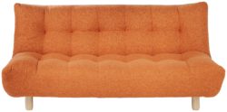 Habitat Kota 2 Seater Fabric Sofa Bed - Orange.